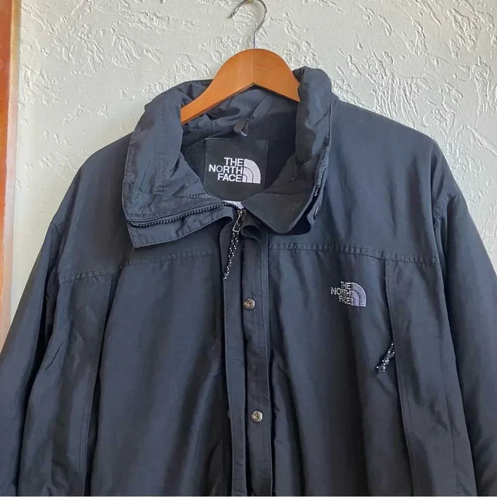 The North Face Men's Dark Jacket Hoodie Vintage Large